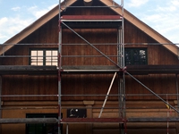 Die Fenster sind auch oben eingebaut