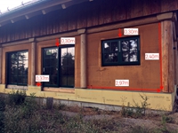 Anfang September: Zwei fleißige Männer messen und ...