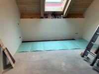 Der 3. Raum wird laminiert