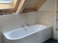 Das Bad ist so gut wie fertig