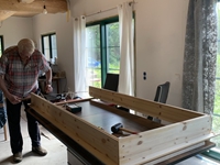 30.5.25: Die Türen werden montiert und eingebaut