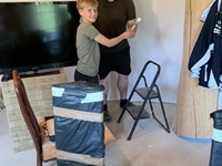 Auch Till hilft (mal) mit