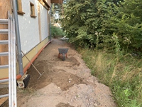 Trotz hochsommerlicher Temperaturen wird gearbeitet