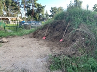 Trotz hochsommerlicher Temperaturen wird gearbeitet