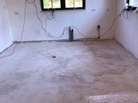 Vorbereitung für die Fliesenarbeiten