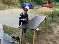 Sehr mühselig - das Malern als solches ...