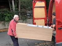 Die Küche wird eingeladen