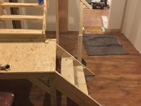 Nun wird der letzte Raum laminiert - Tolle Leistung!