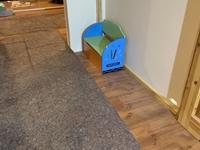  Letzte Arbeiten im Windfang