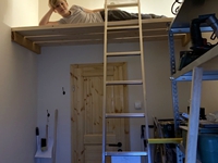 Kabuff 1 erhält einen Alkoven.