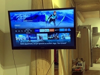 28.12.25:  Der Fernseher hat seinen Platz gefunden