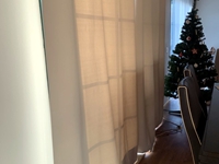 Die Gardinen sind geb&uuml;gelt