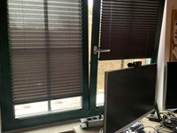 21.02.26: Das Arbeitszimmer bekommt die Rollos.